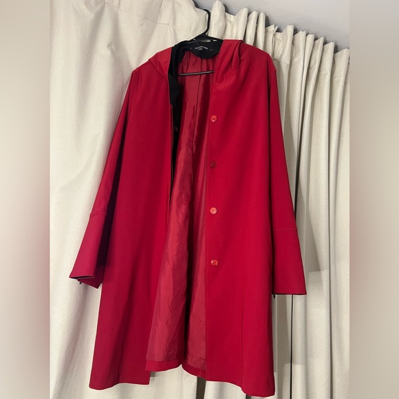 Jones New York Jackets & Blazers - Jones Newyork women’s Red Hooded coat